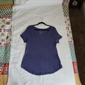 Juicy Couture Blue Fitted Short Sleeve T-Shirt